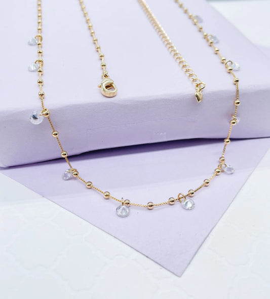 Shoremist – Crystal Drop Necklace